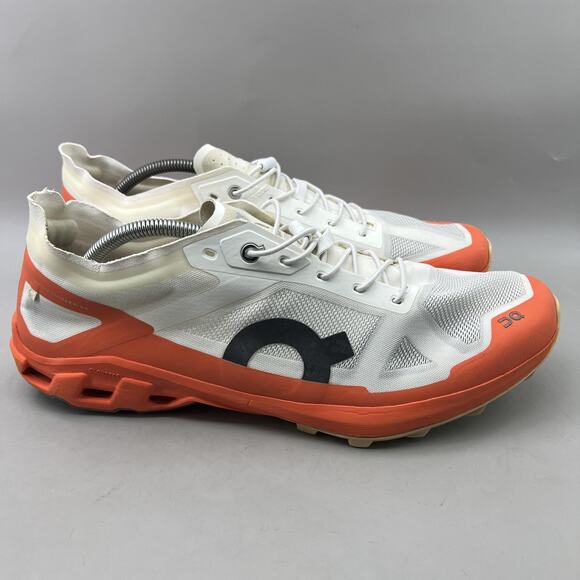 On Other - On Running Cloudventure Peak 3 Trail Shoes Men's 13 White Orange Running Sneaker